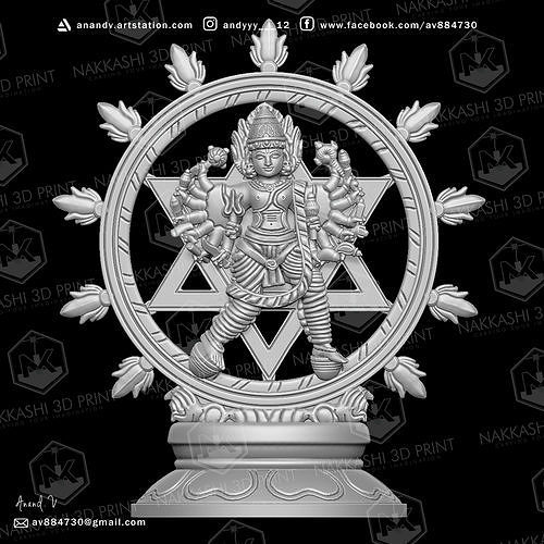 Sudarshana chakra 3D print model