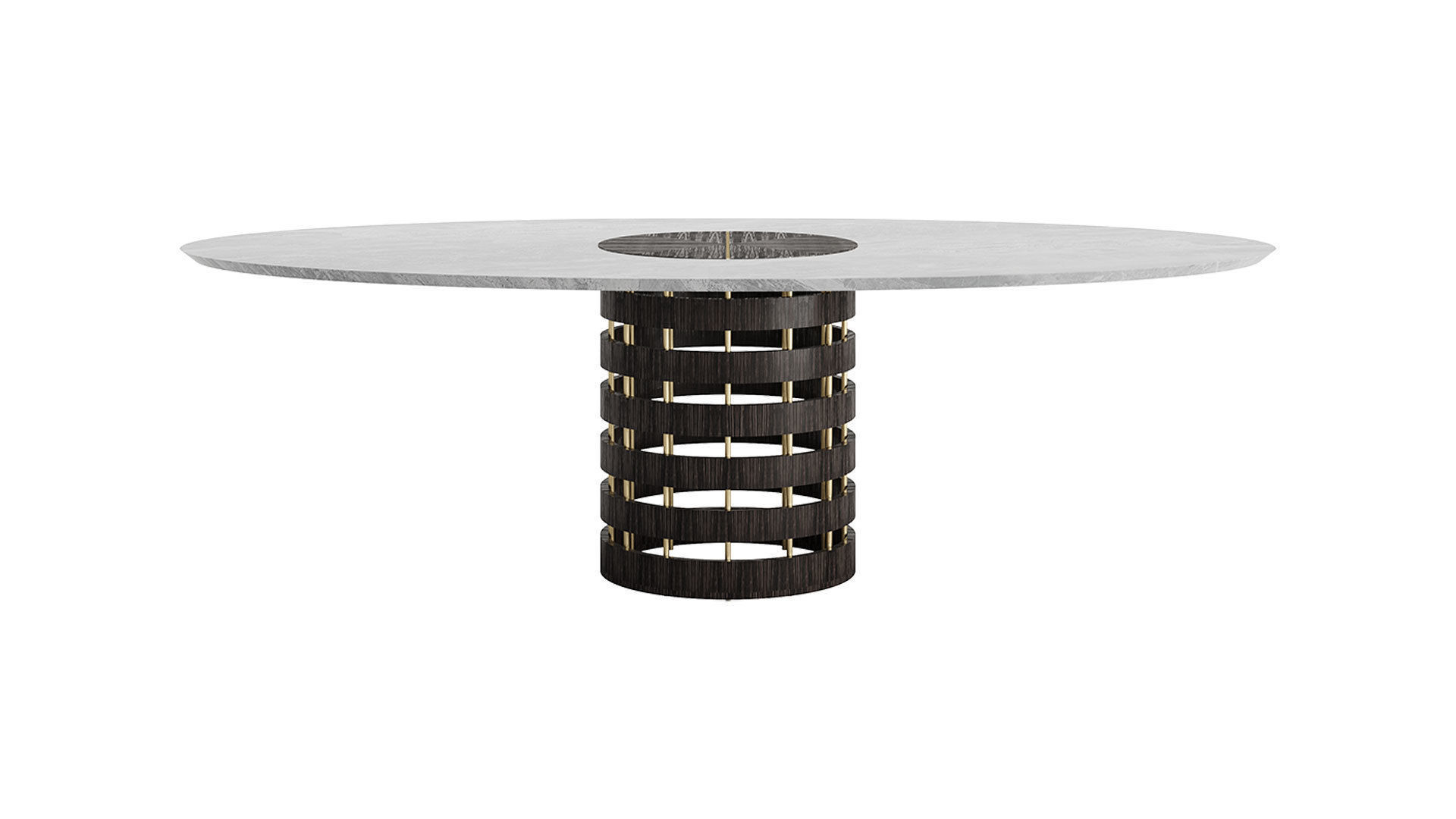 Conrad Dining Table by Rossato 3D model_3