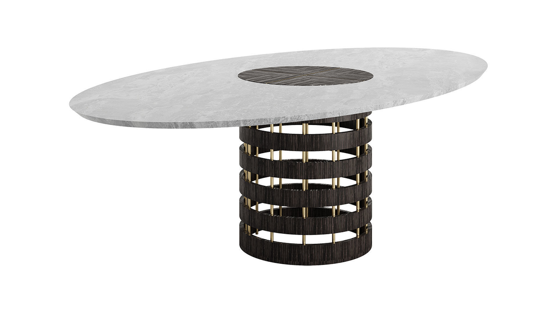 Conrad Dining Table by Rossato 3D model_5