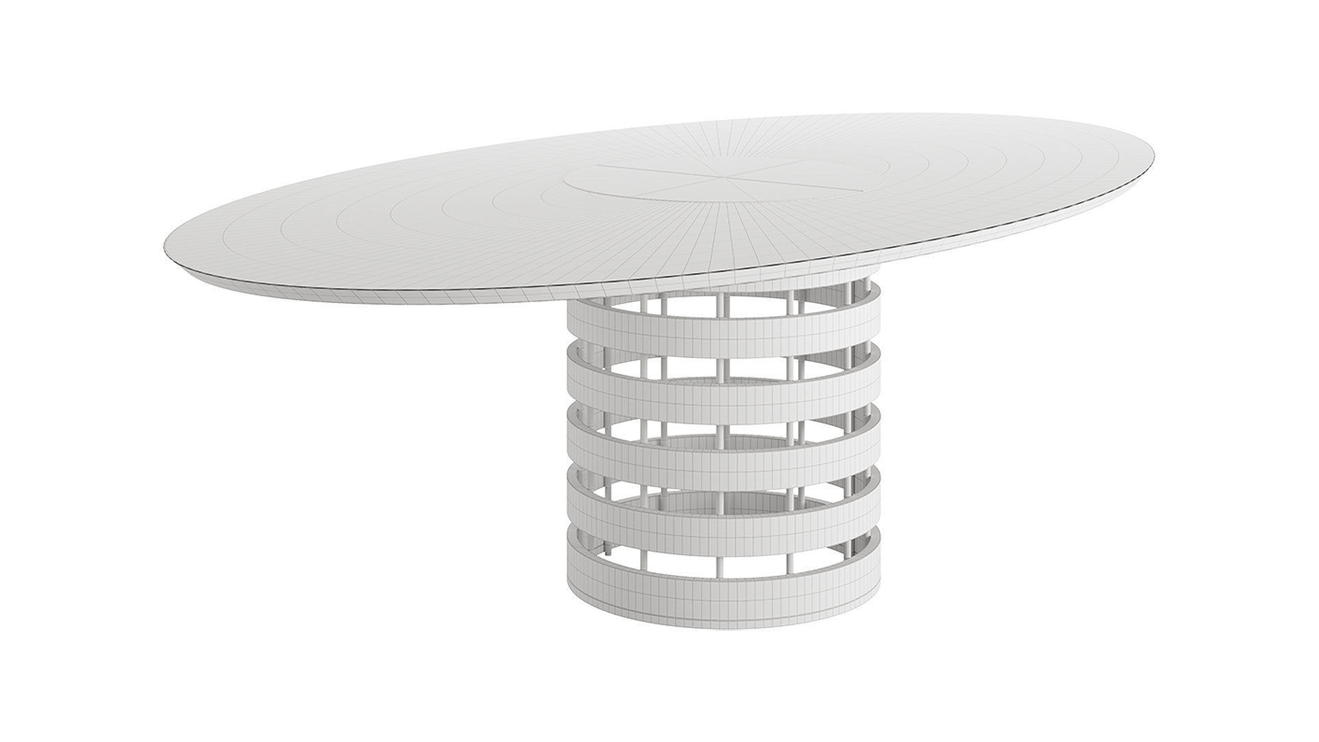 Conrad Dining Table by Rossato 3D model_6