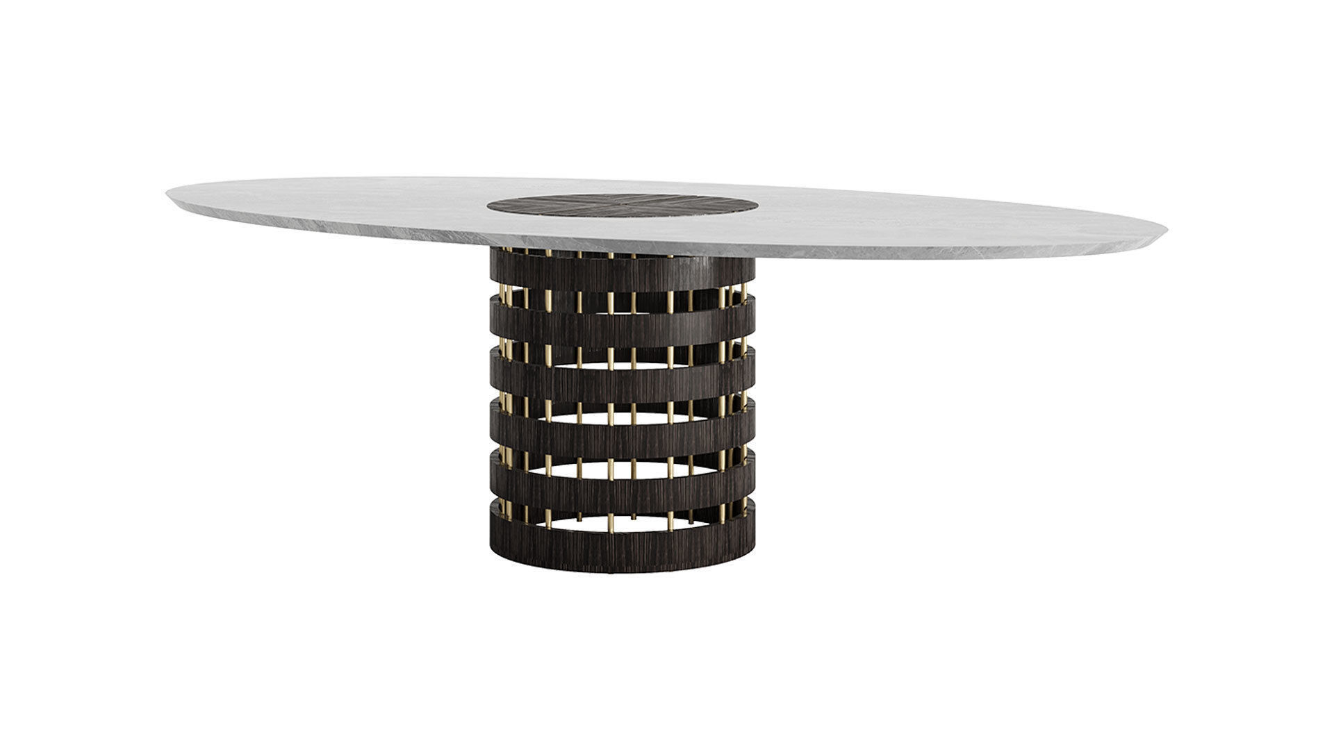 Conrad Dining Table by Rossato 3D model_1
