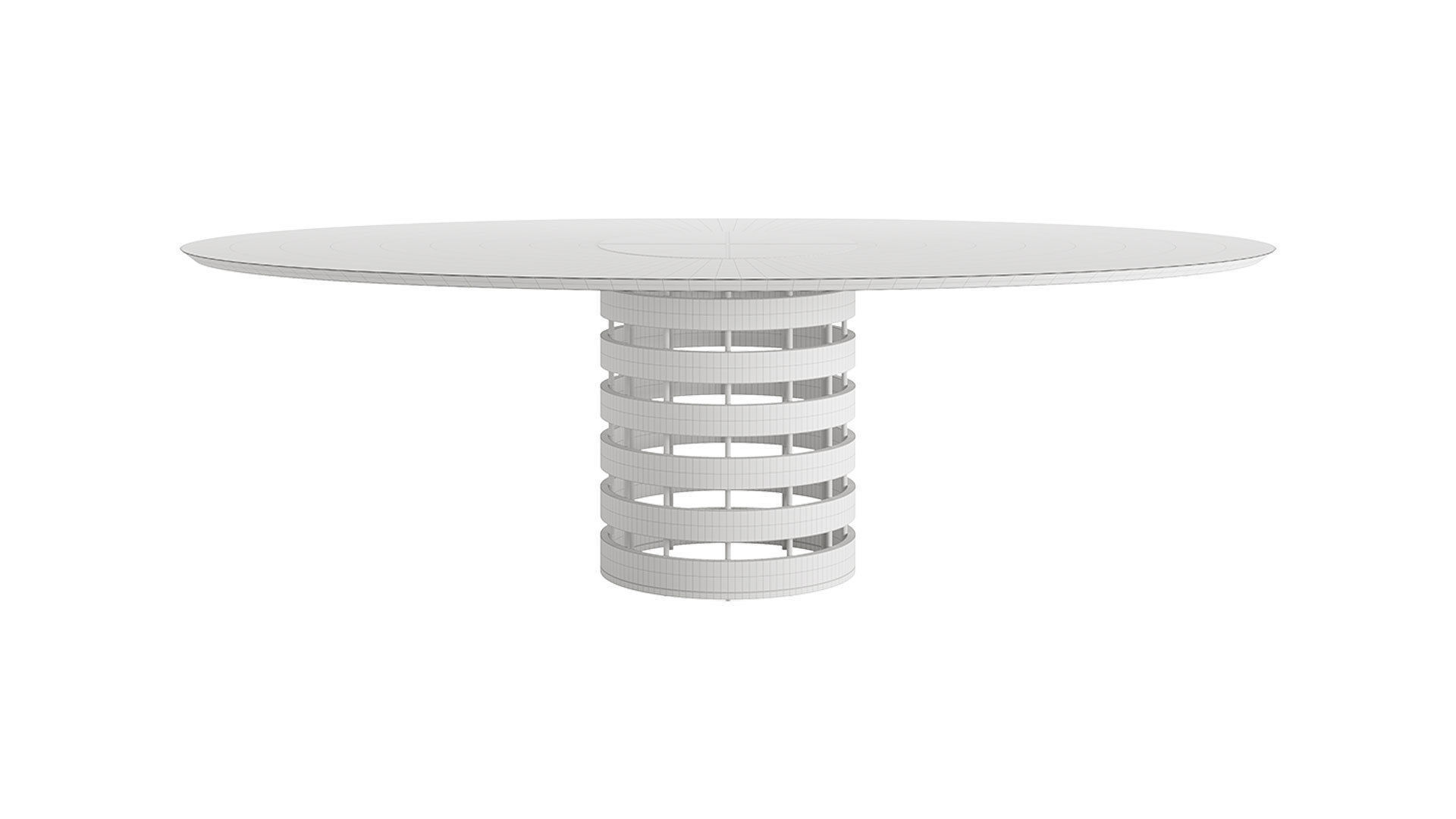 Conrad Dining Table by Rossato 3D model_4