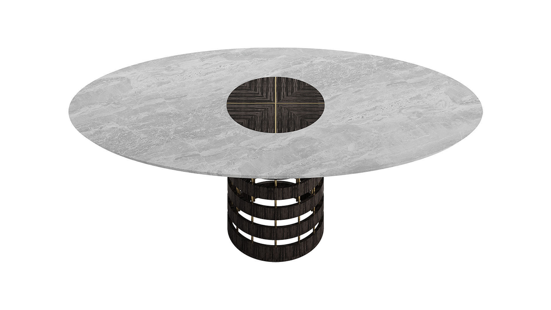 Conrad Dining Table by Rossato 3D model_2