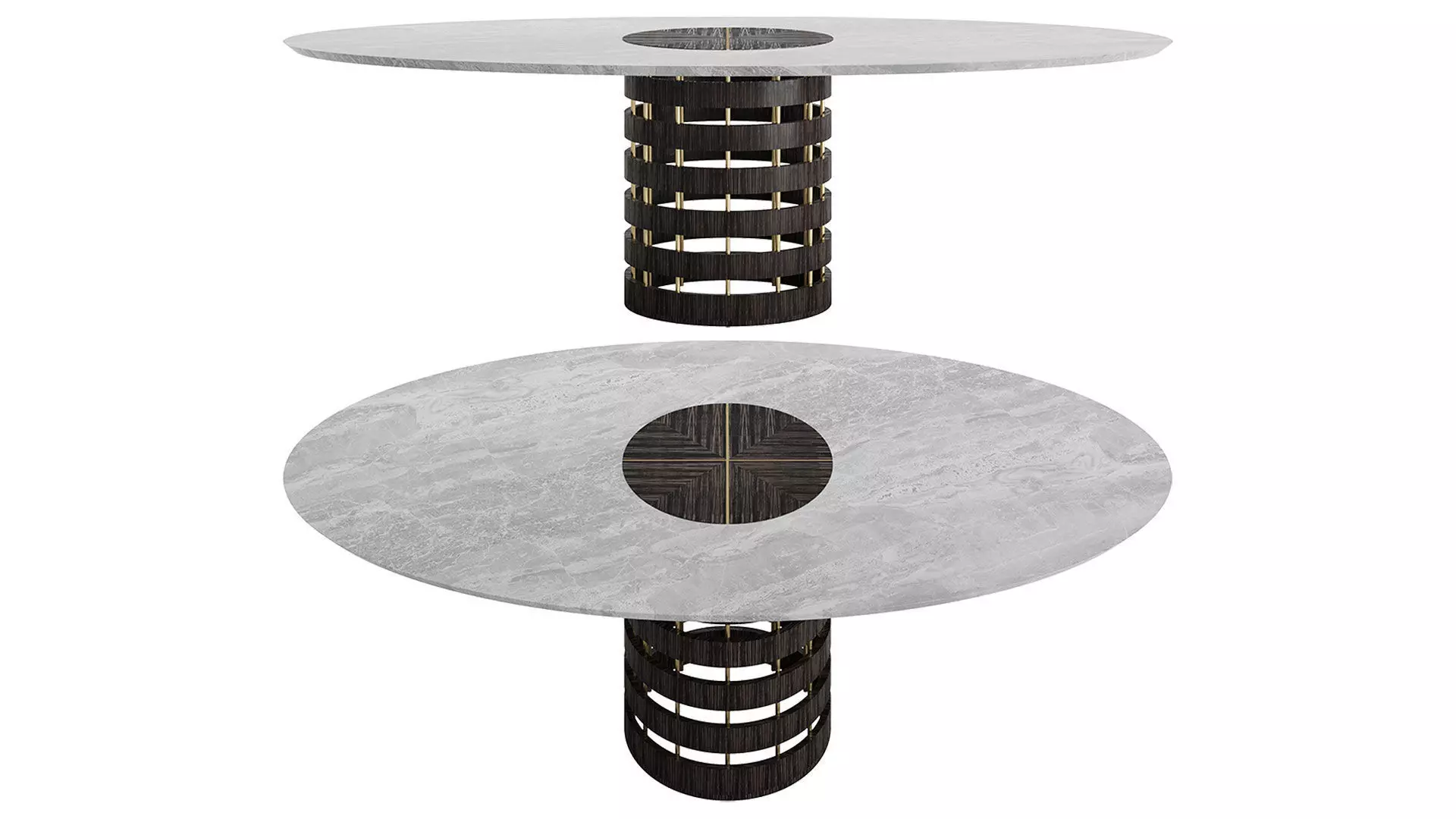 Conrad Dining Table by Rossato 3D model_0