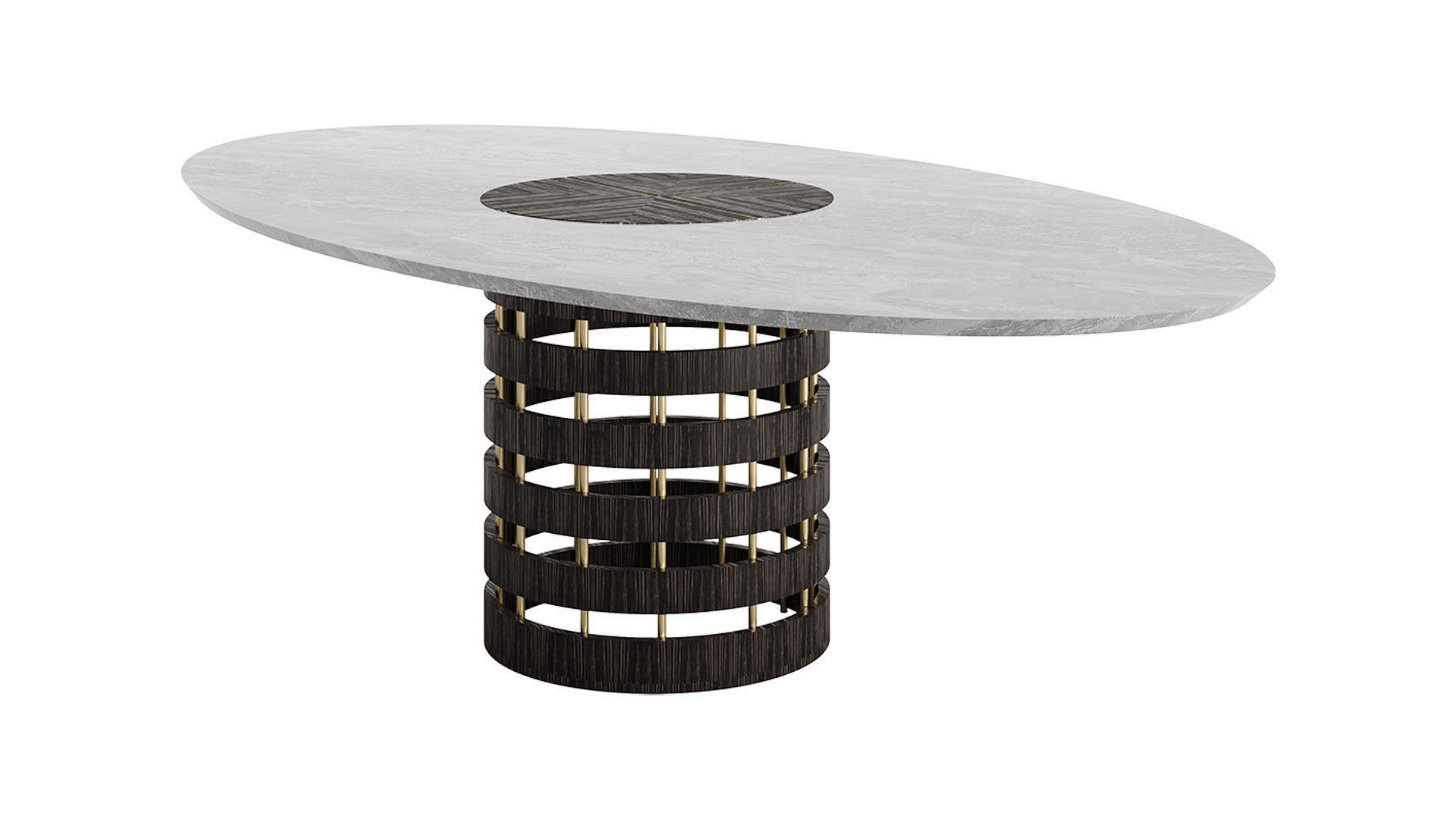 Conrad Dining Table by Rossato 3D model_7