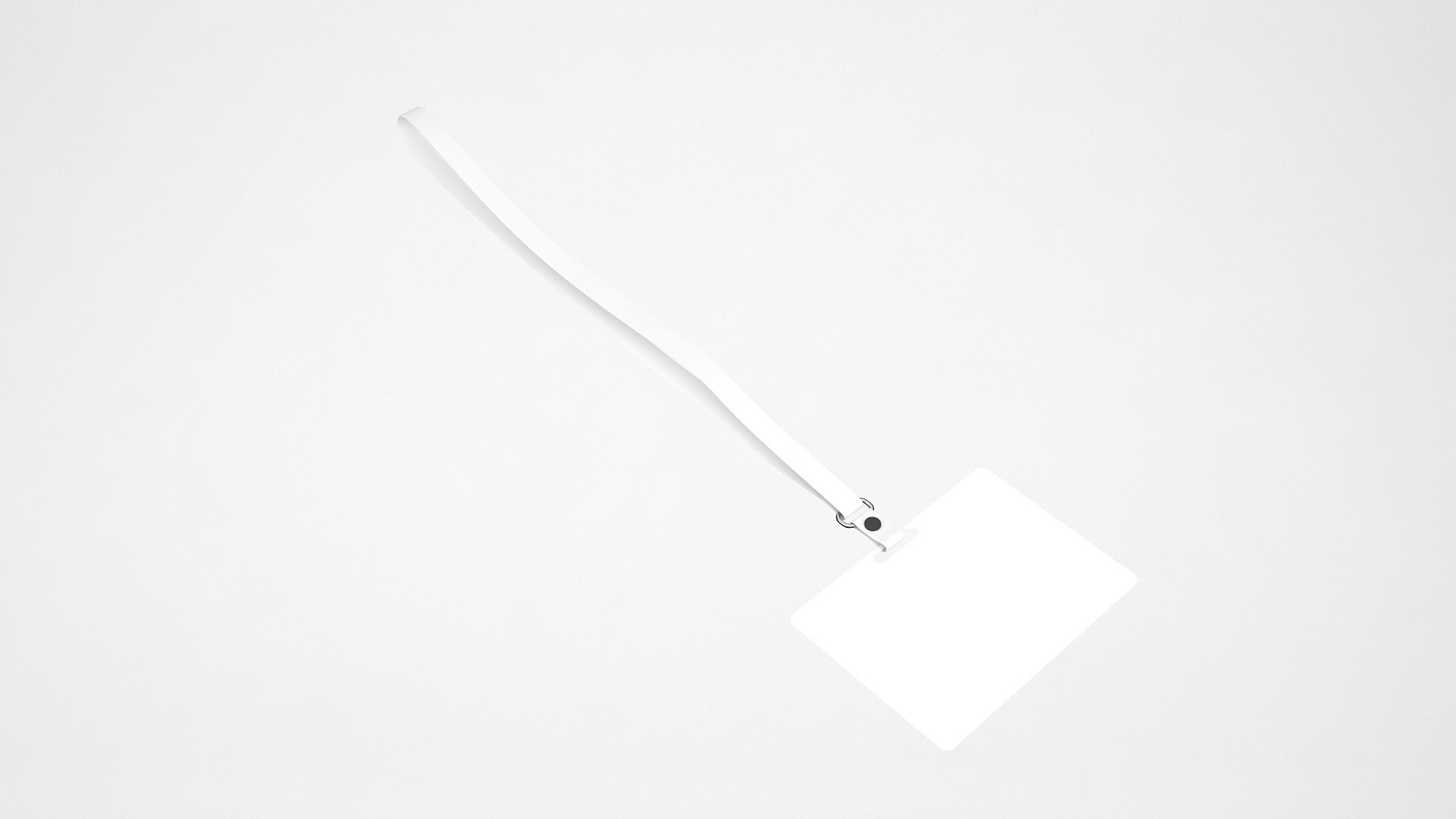 Horizontal Badge 3D model_5