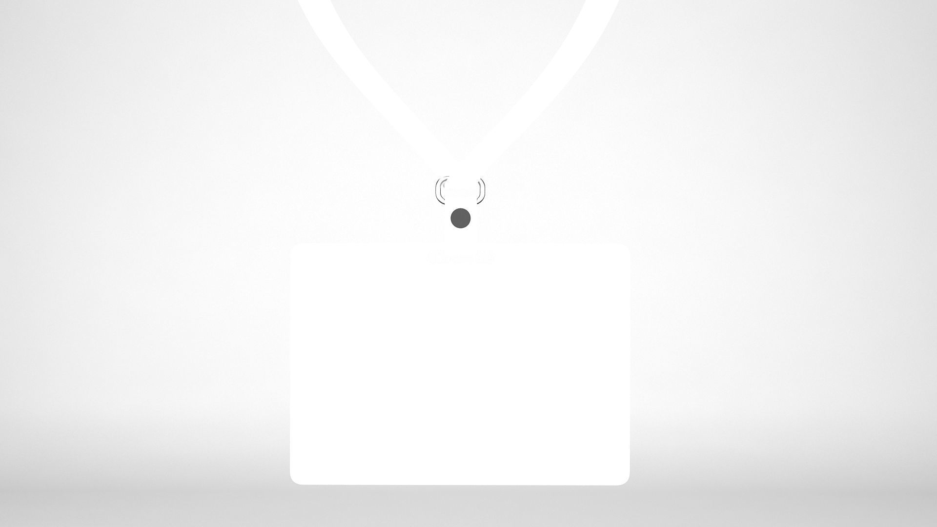 Horizontal Badge 3D model_3