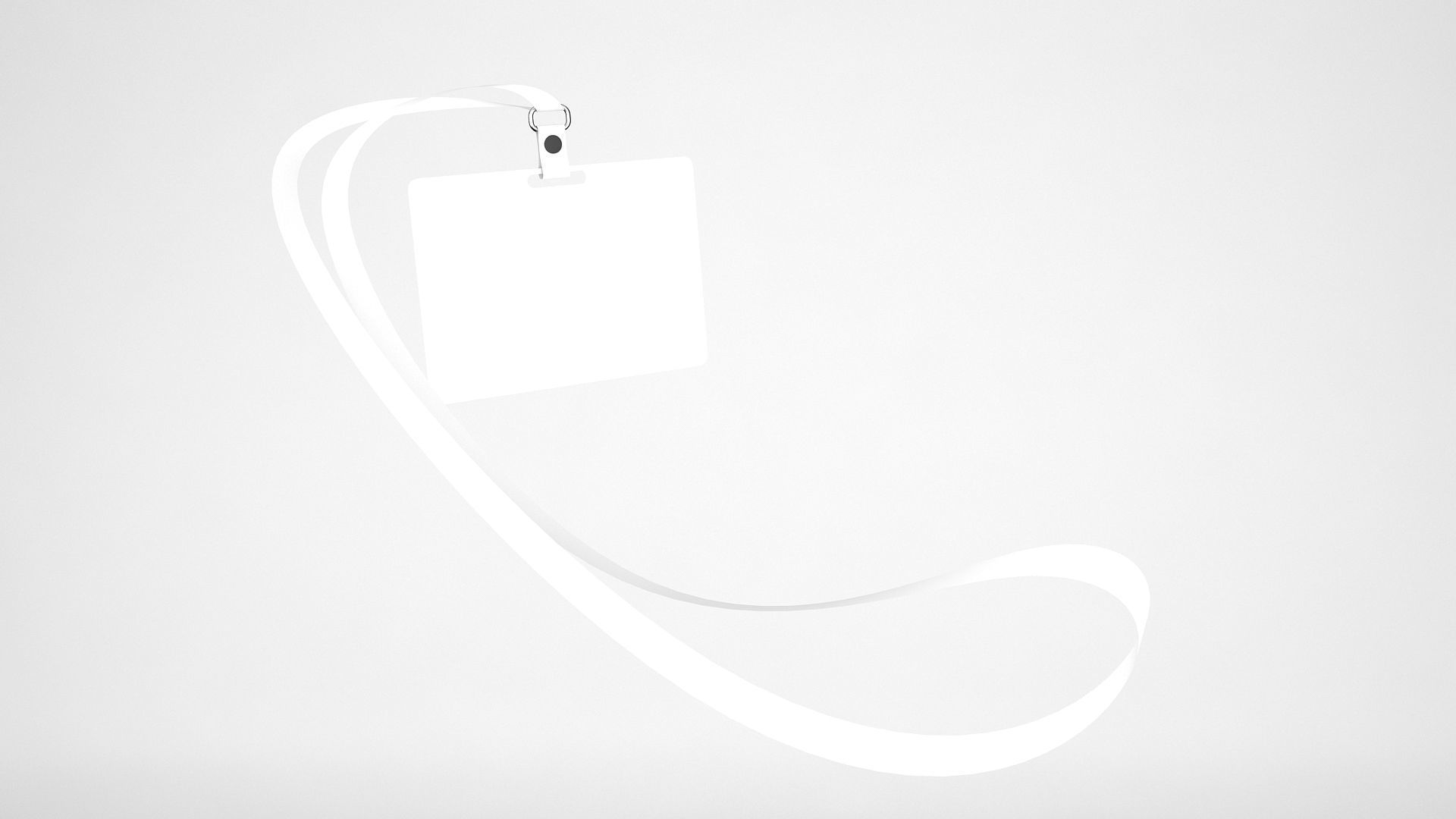 Horizontal Badge 3D model_2