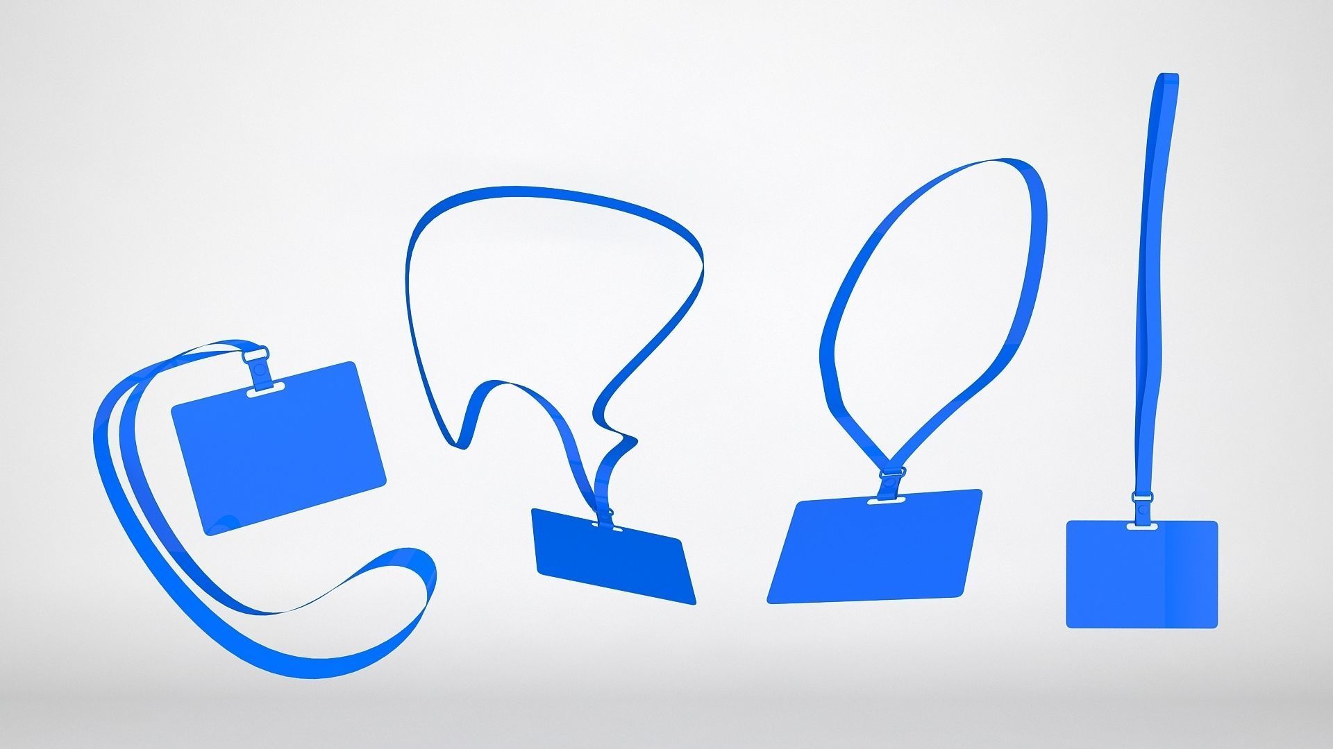 Horizontal Badge 3D model_7