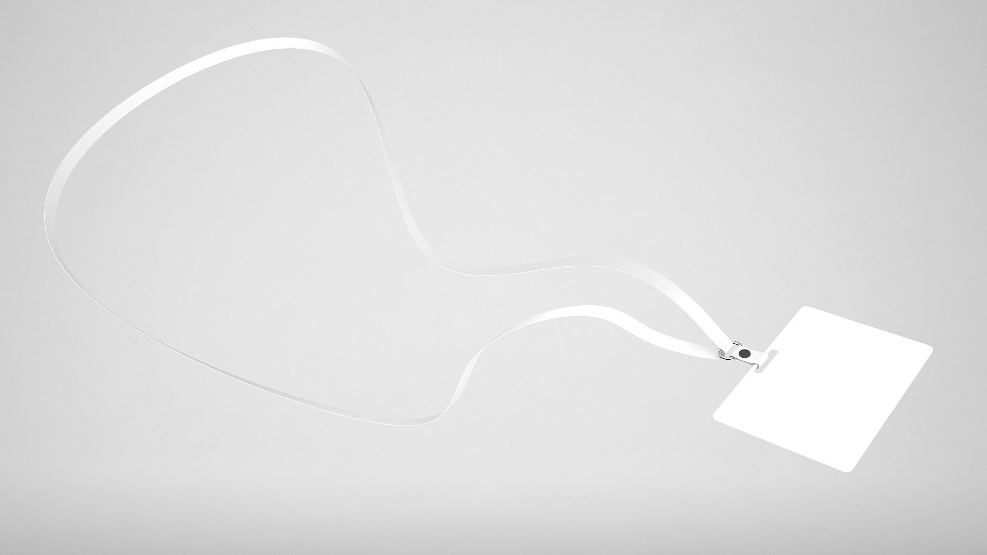 Horizontal Badge 3D model_4