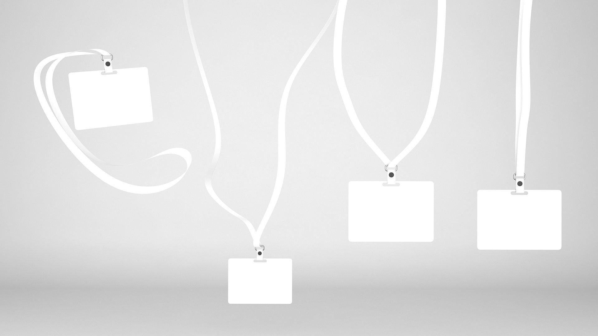 Horizontal Badge 3D model_1