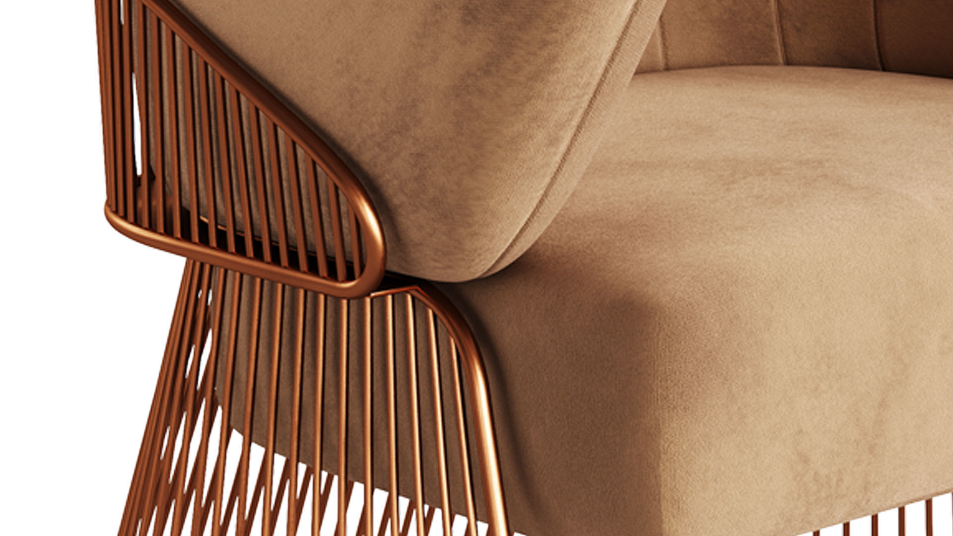 Jackie Armchair 01 by Rossato 3D model_5