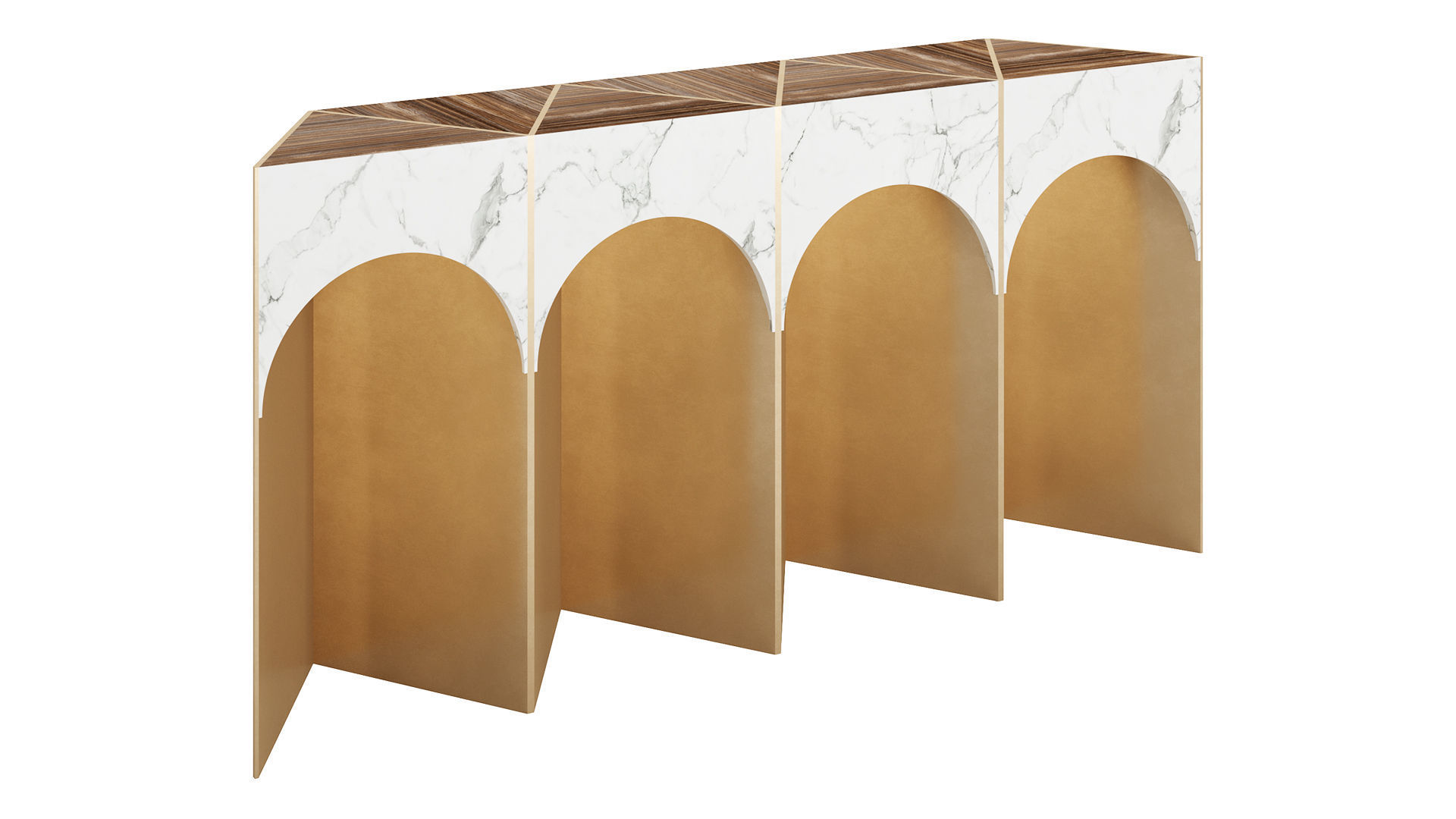 Lauren Console by Rossato 3D model_4