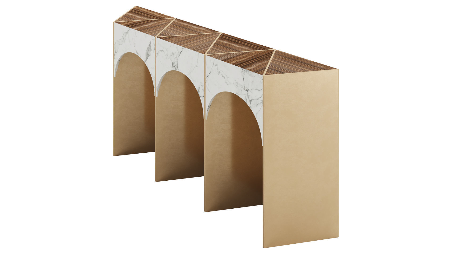 Lauren Console by Rossato 3D model_5