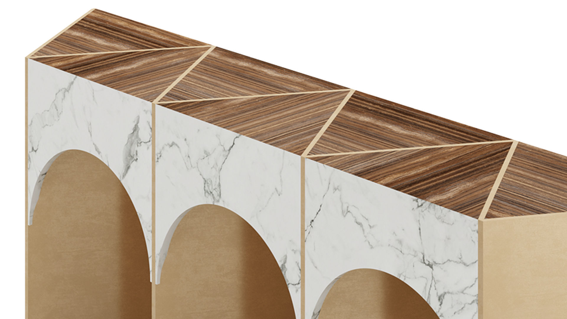 Lauren Console by Rossato 3D model_3