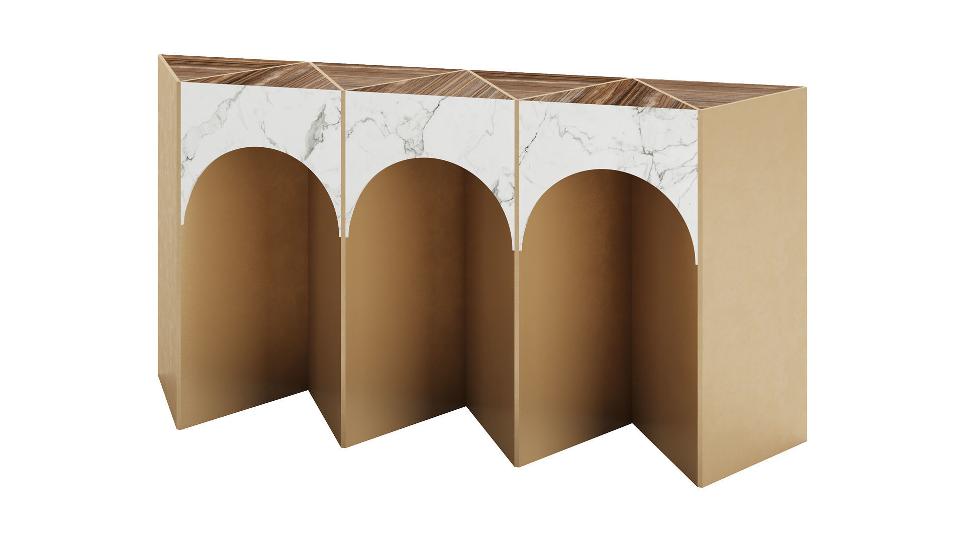 Lauren Console by Rossato 3D model_2