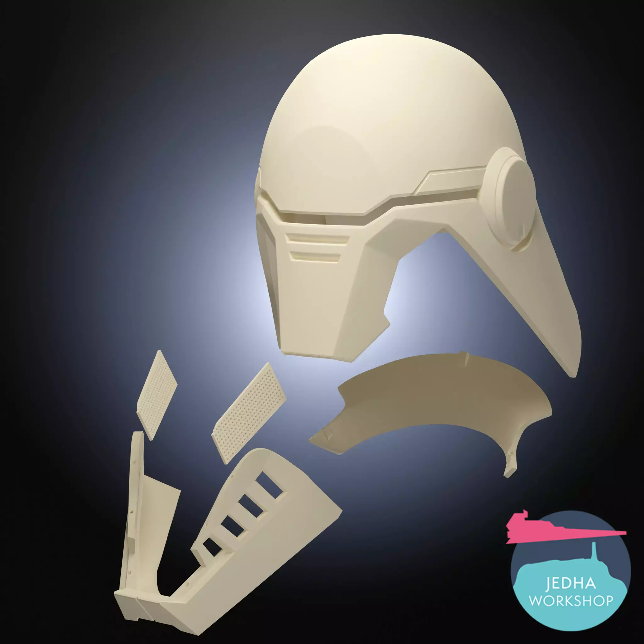 Second Sister Trilla Suduri Sith Inquisitor Helmet  Star Wars  3D print model_5