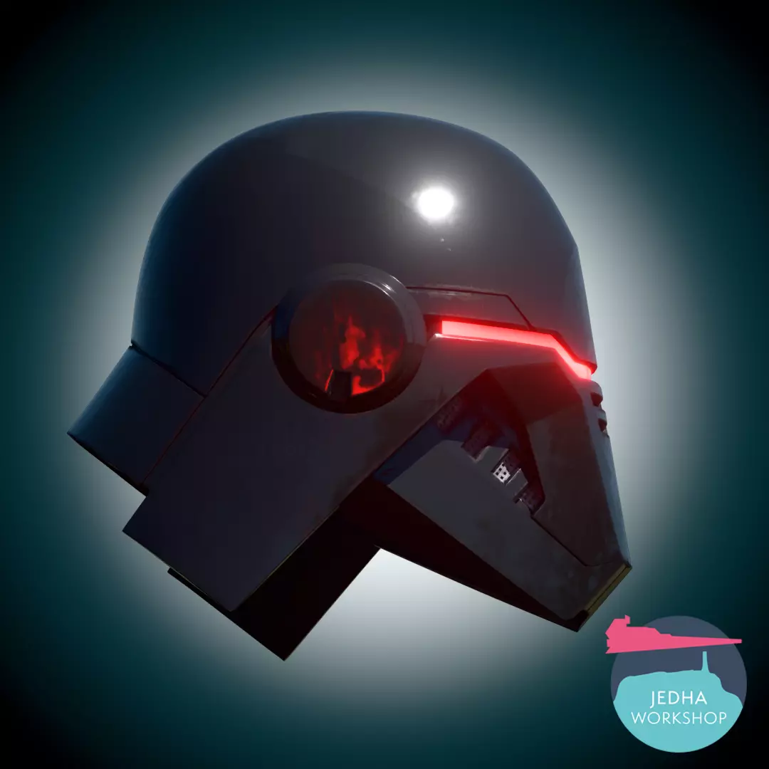 Second Sister Trilla Suduri Sith Inquisitor Helmet  Star Wars  3D print model_2