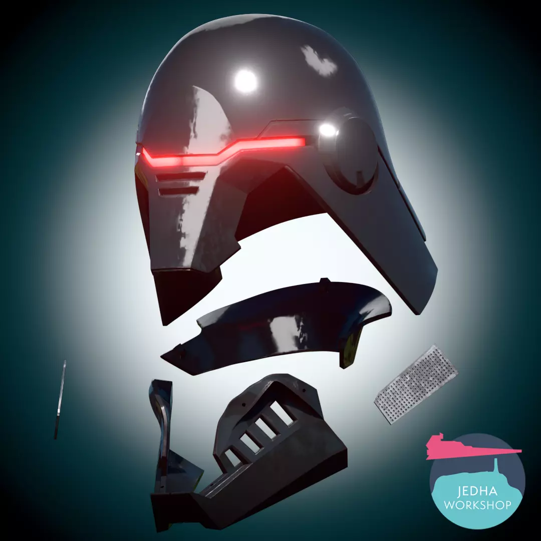Second Sister Trilla Suduri Sith Inquisitor Helmet  Star Wars  3D print model_4