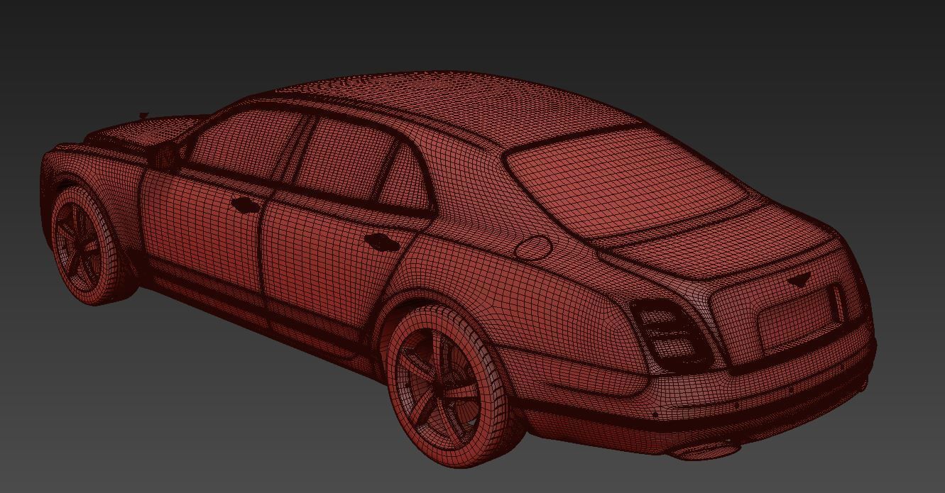 Bentley Mulsanne Speed 2017 High Detailed 3D Model 3D model_4