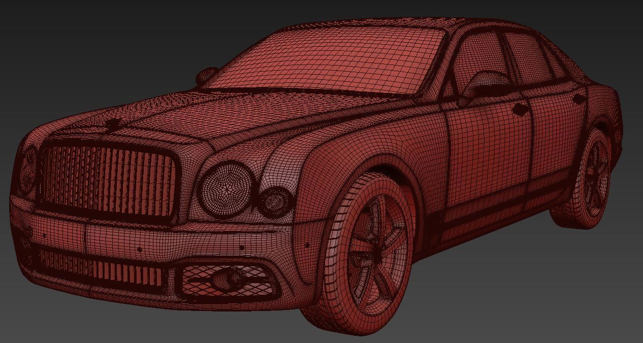 Bentley Mulsanne Speed 2017 High Detailed 3D Model 3D model_7