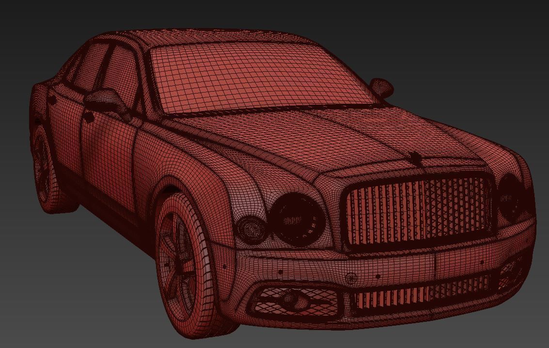 Bentley Mulsanne Speed 2017 High Detailed 3D Model 3D model_8