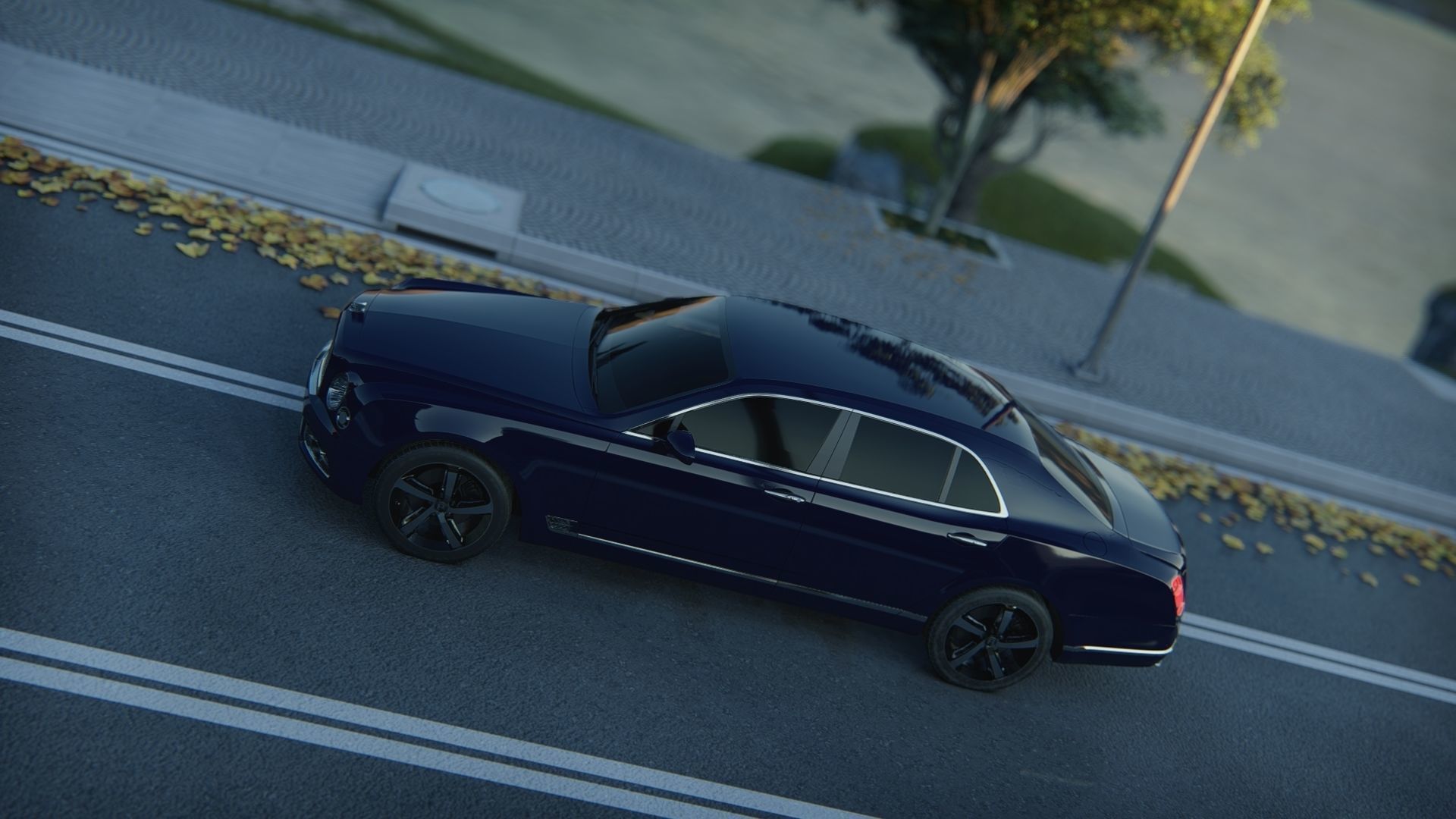 Bentley Mulsanne Speed 2017 High Detailed 3D Model 3D model_11