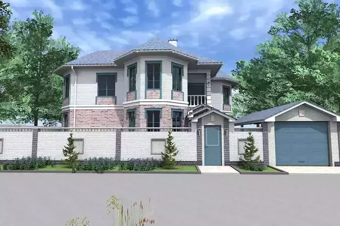 house design 3D model