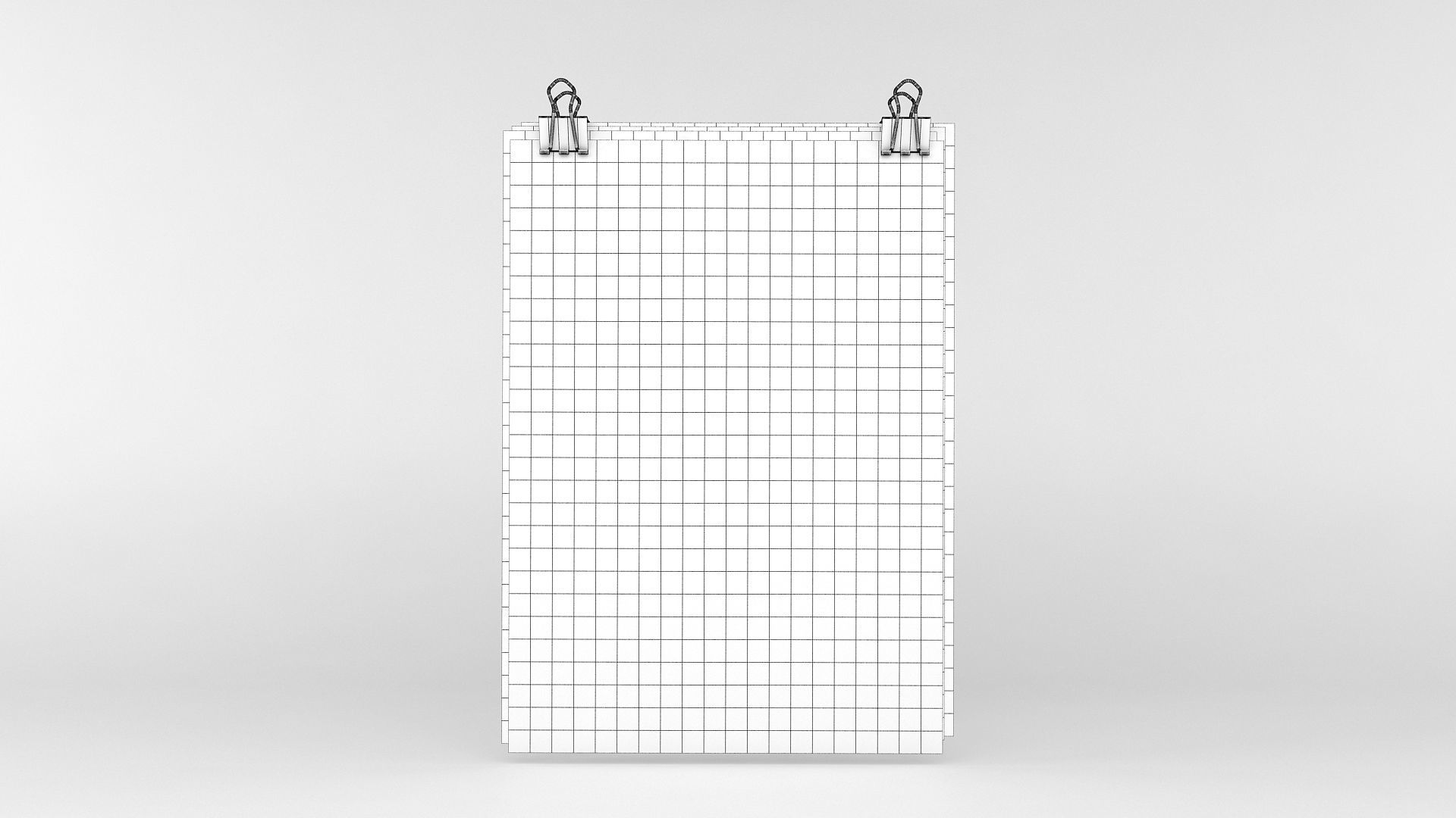 A4 Paper Set 3D model_6