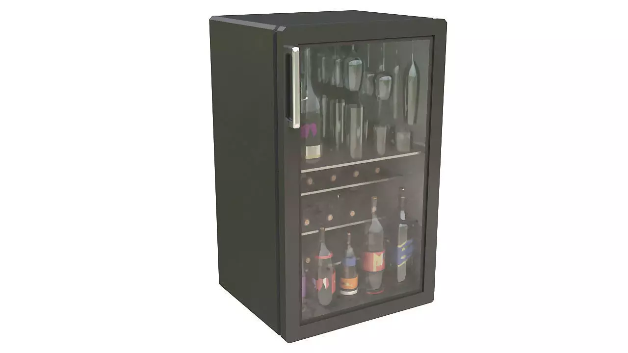 Wine cooler 3D model_0