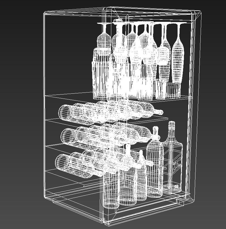 Wine cooler 3D model_16