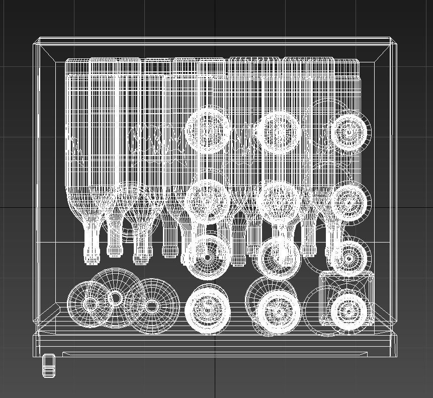 Wine cooler 3D model_12