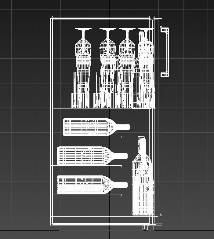Wine cooler 3D model_14