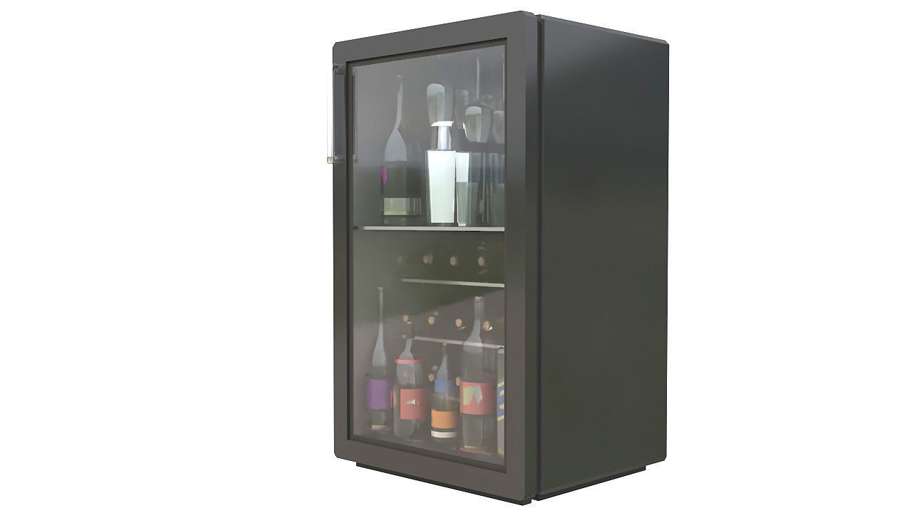 Wine cooler 3D model_3