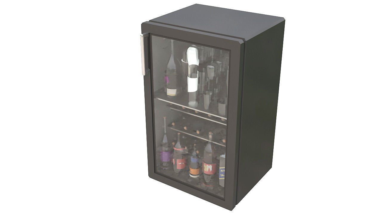 Wine cooler 3D model_4