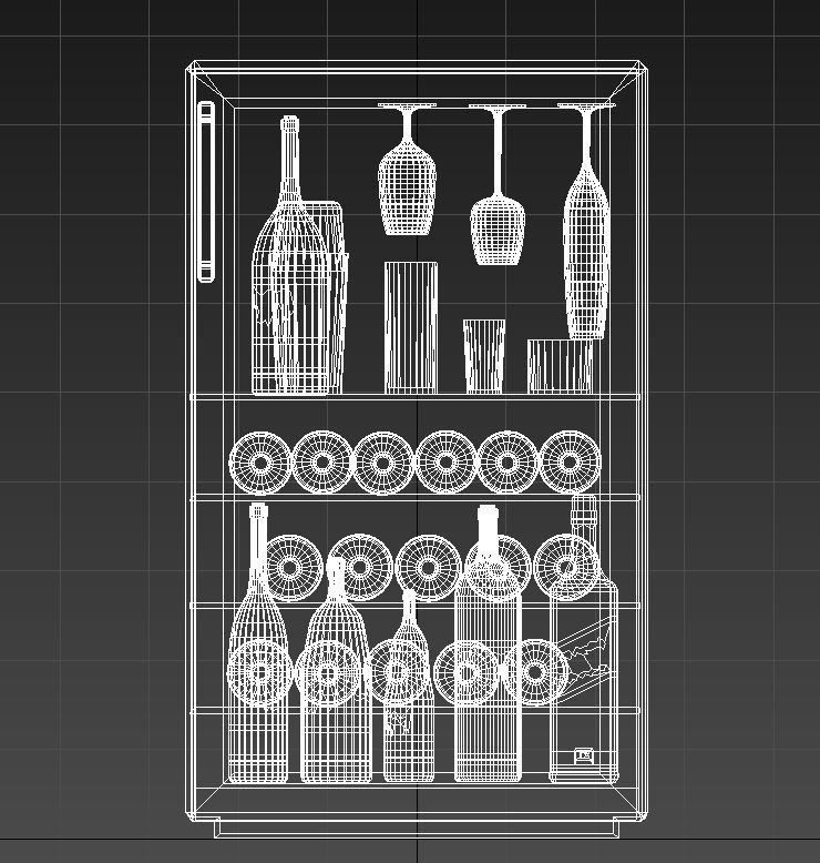 Wine cooler 3D model_13