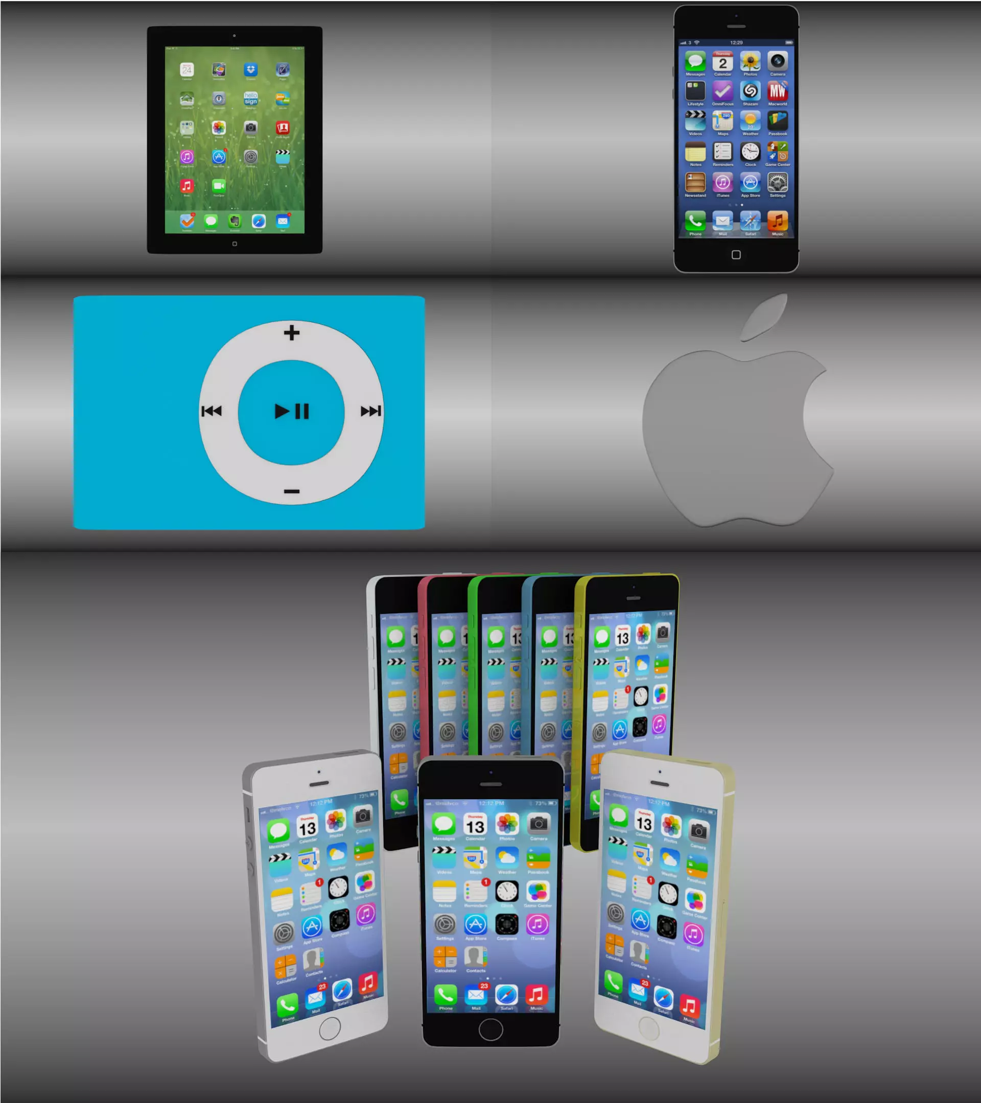 Ultimate Apple bundle 3D model