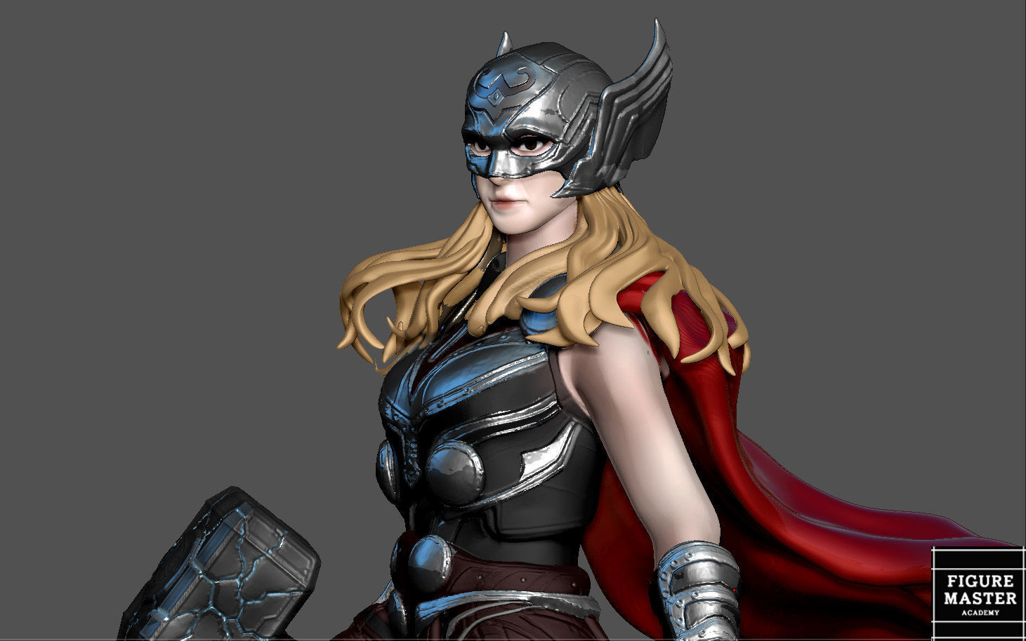 MIGHTY THOR NATALIE PORTMAN LOVE AND THUNDER MARVEL MCU 3D print model_13