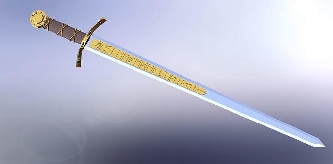 Excalibur 3D printable edit 3D print model