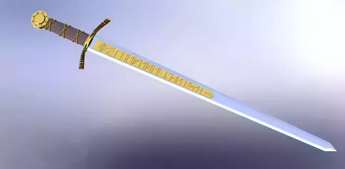 Excalibur 3D printable edit 3D print model