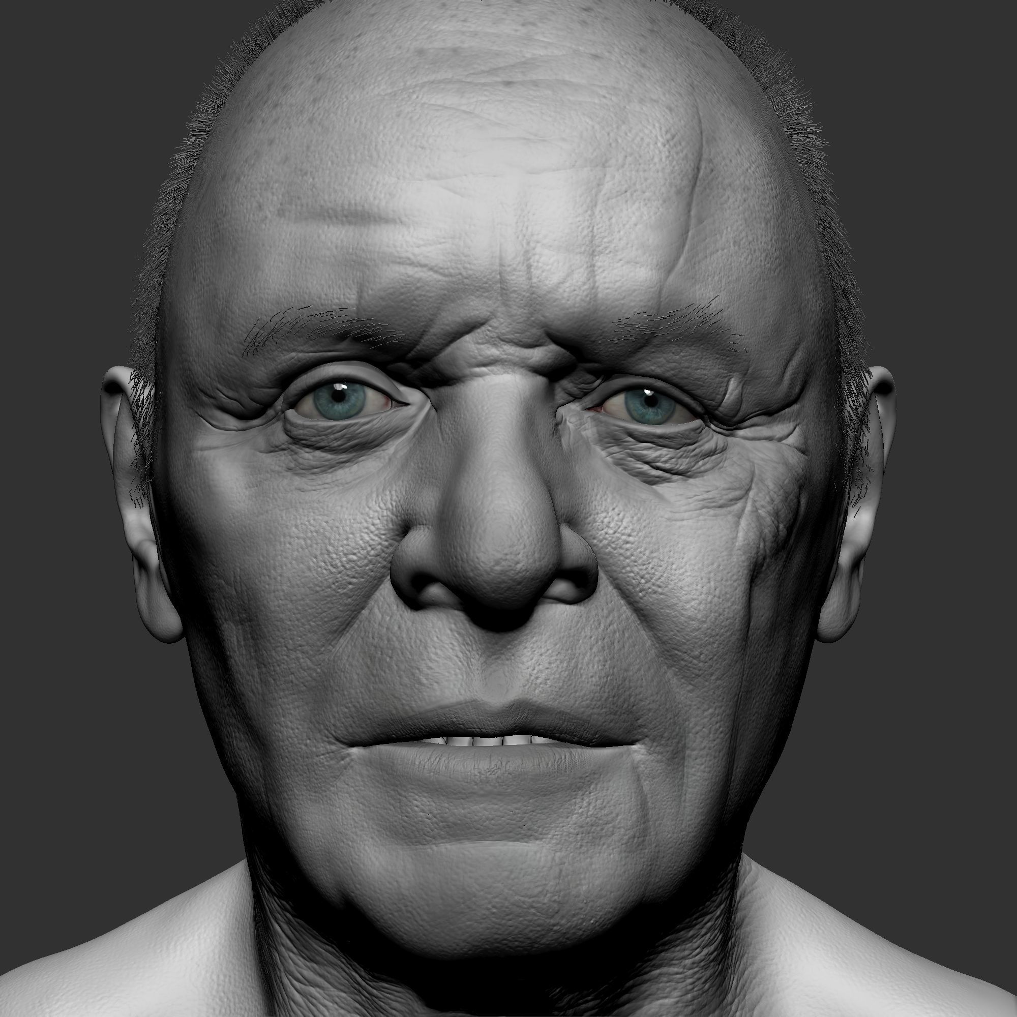 ODIN or anthony hopkins 3D model_2