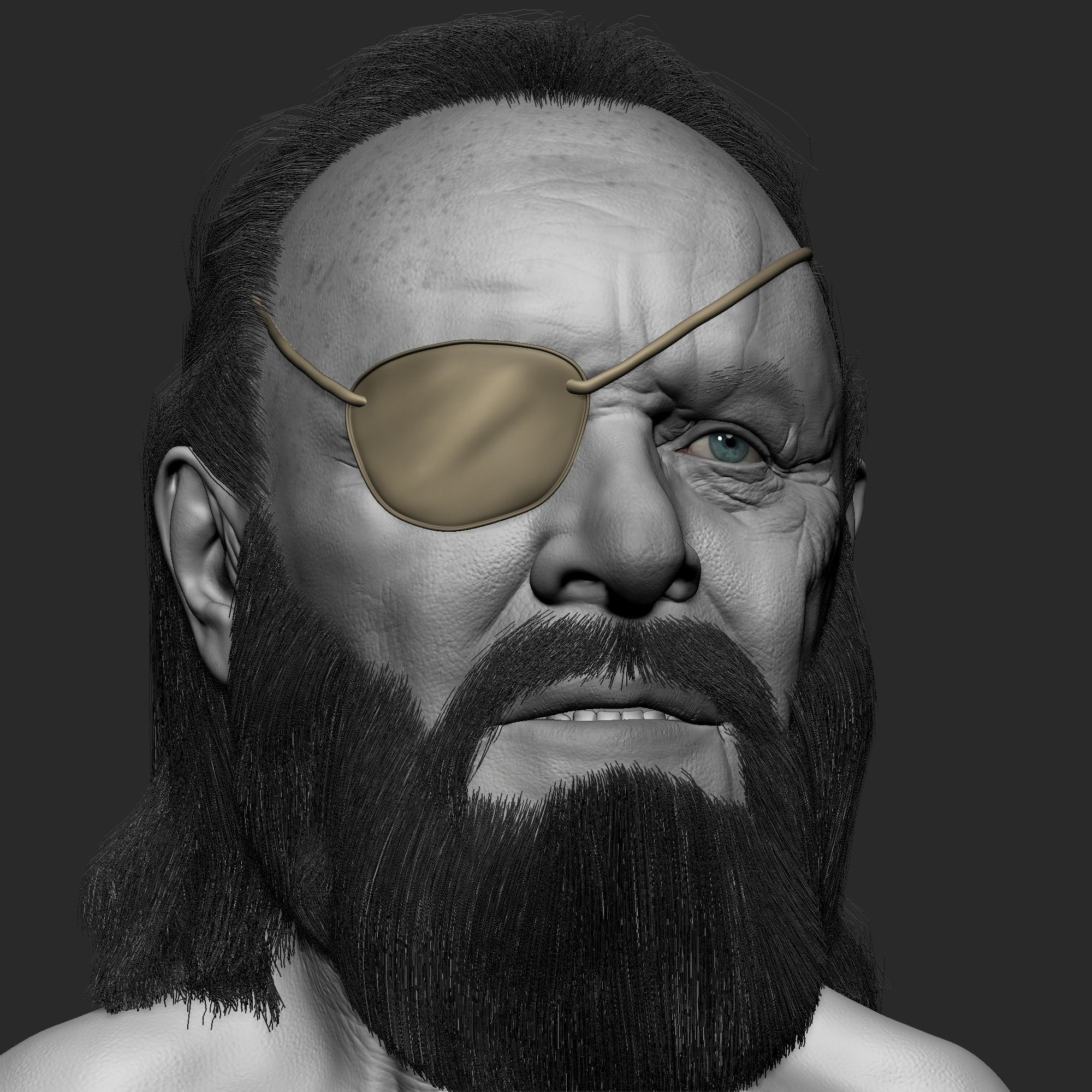 ODIN or anthony hopkins 3D model_5