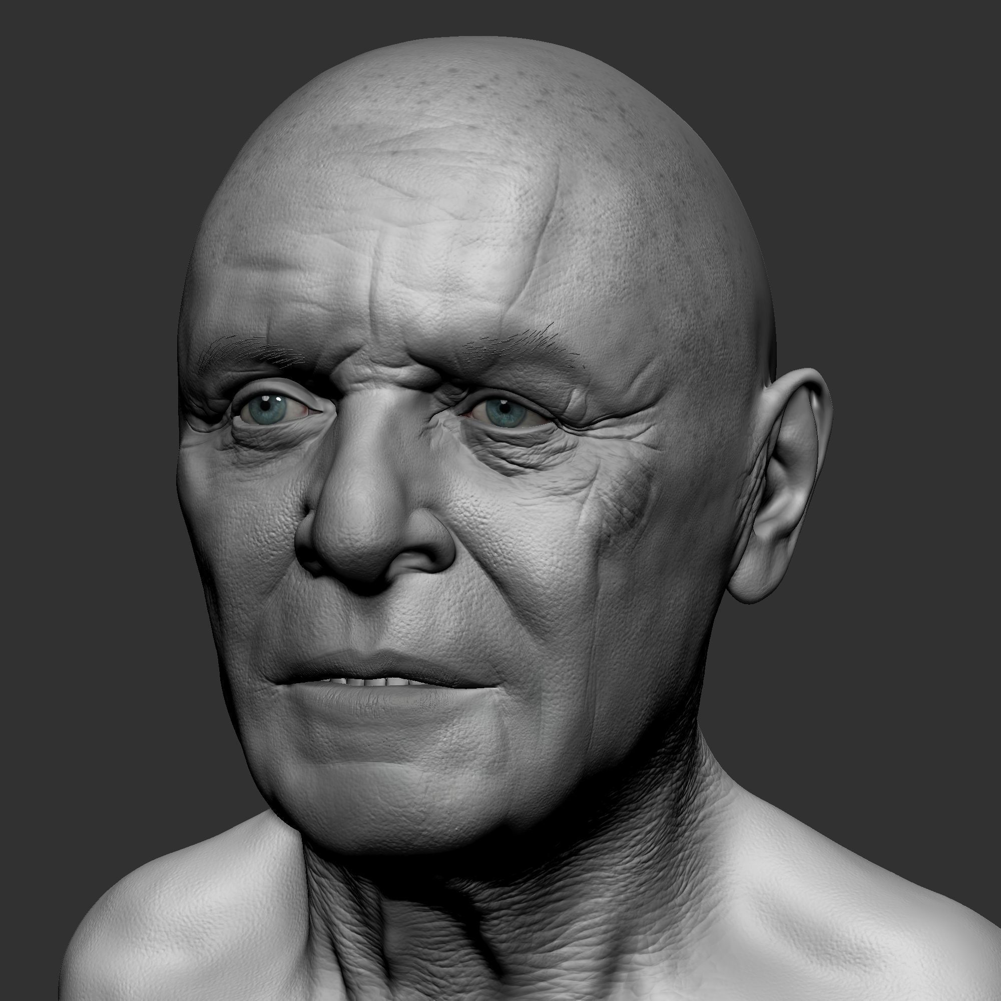 ODIN or anthony hopkins 3D model_4