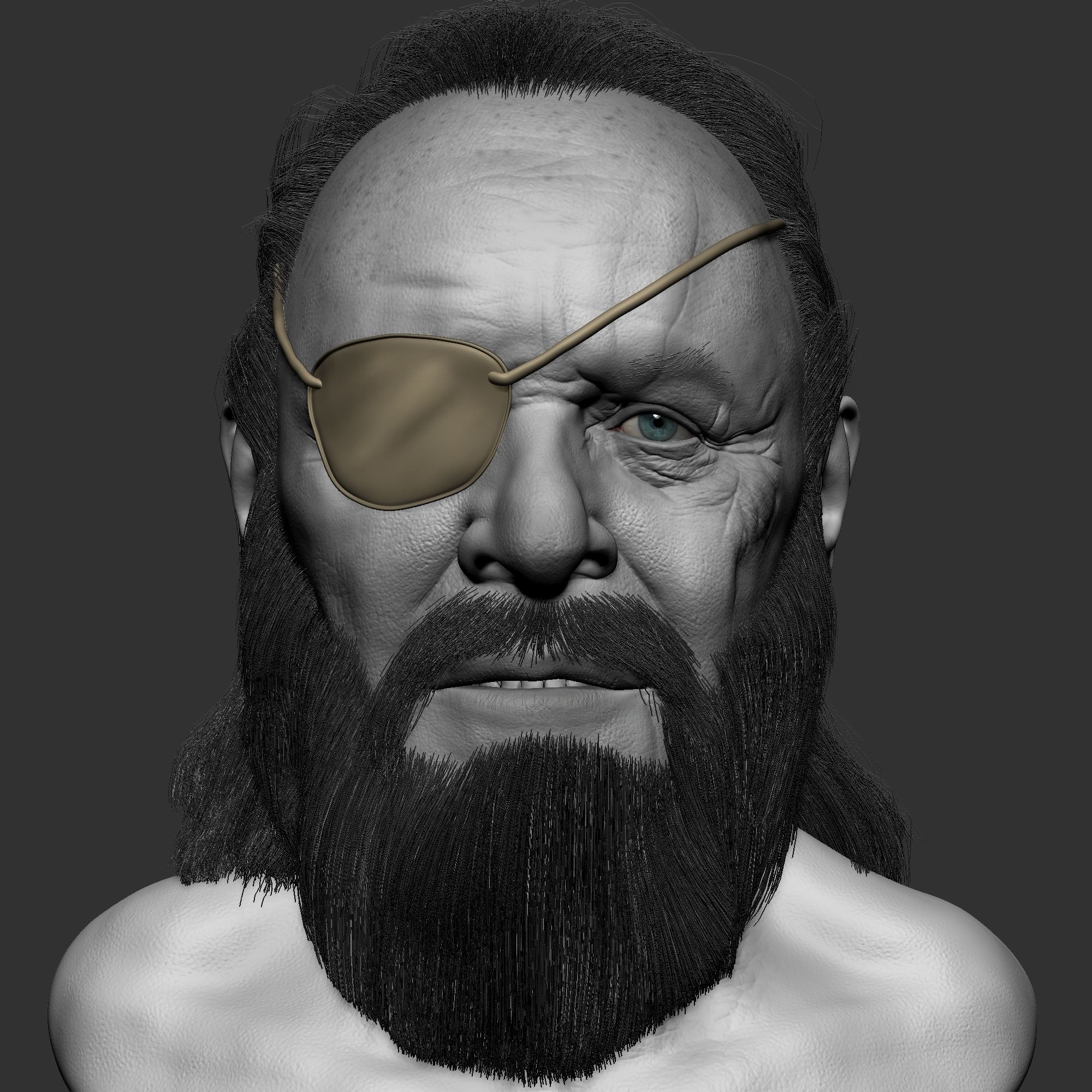 ODIN or anthony hopkins 3D model_3