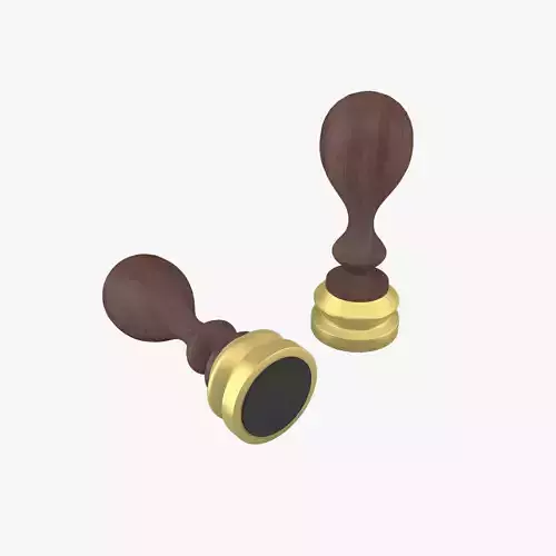 Stamp two wooden stamps