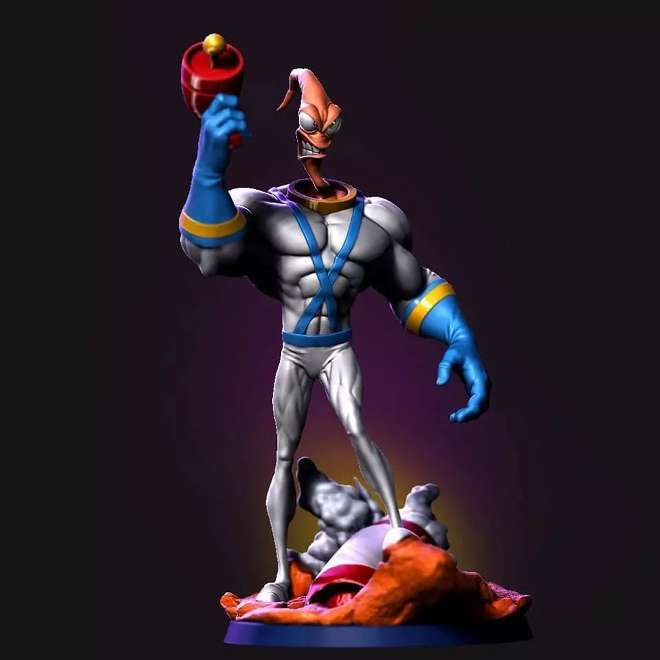 EarthWorm Jim 3D print model_0