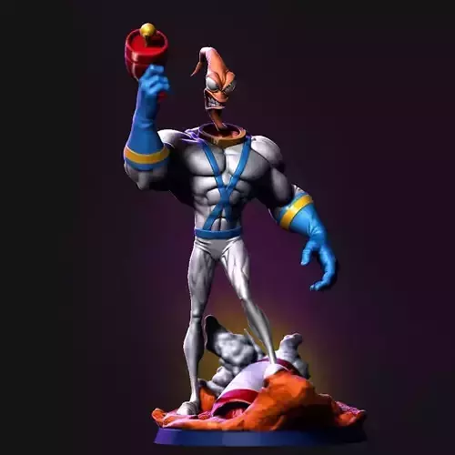 EarthWorm Jim 3D print model
