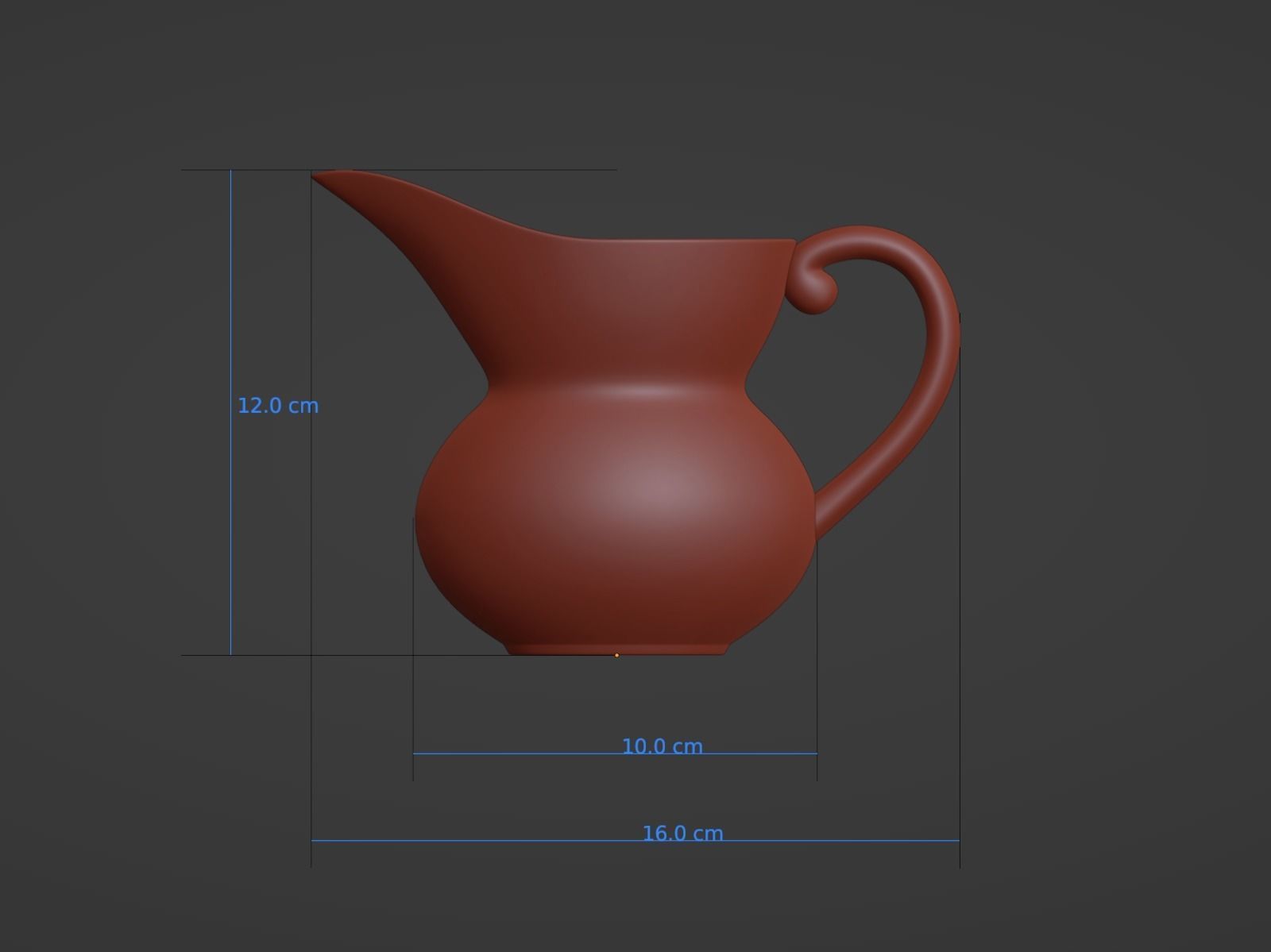 Little Jug 3D print model_3