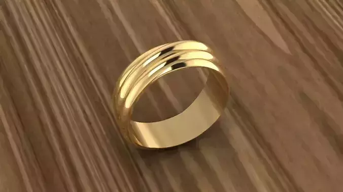 Jewelry Diamond Ring 3D print model