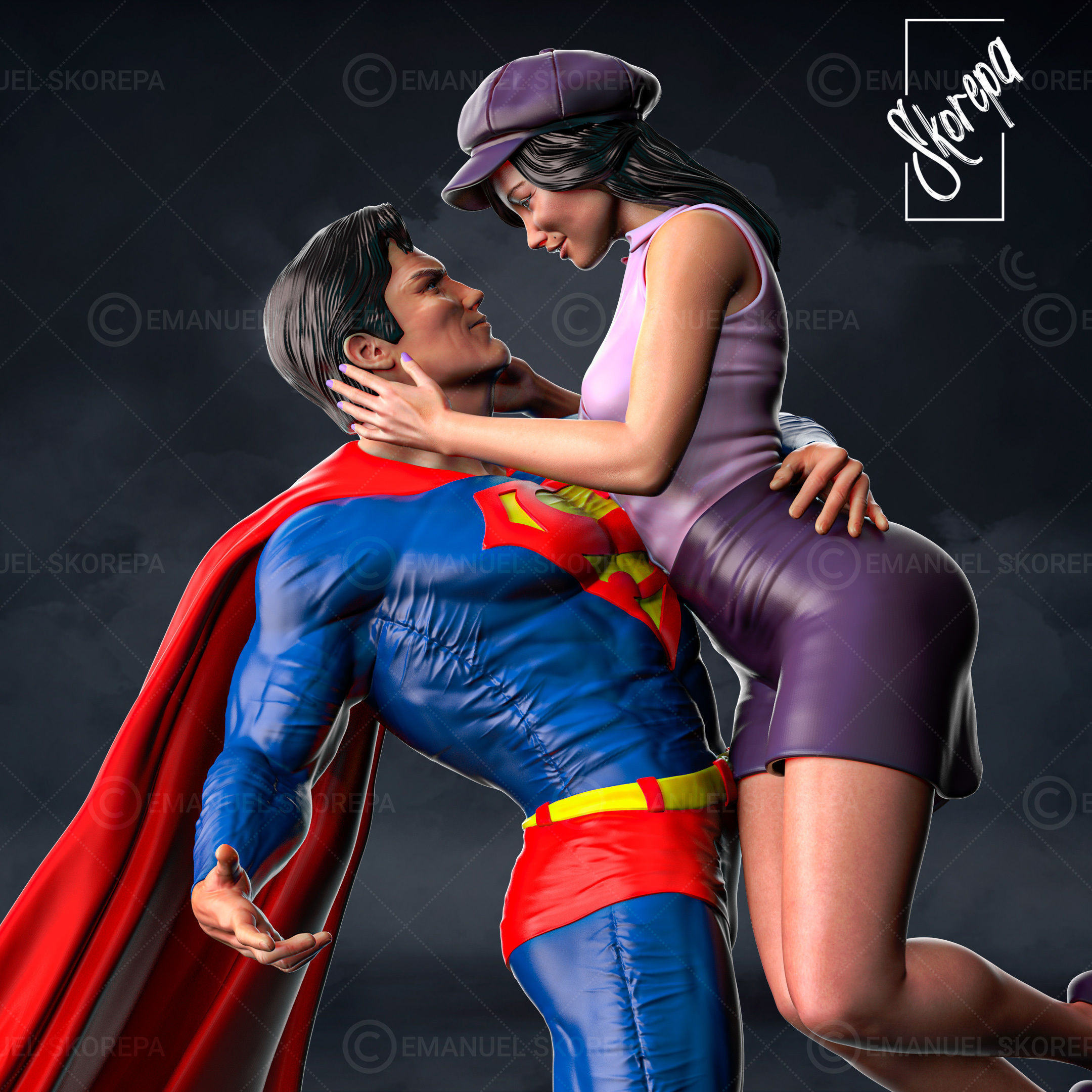 Superman and Lois 3D print model_1